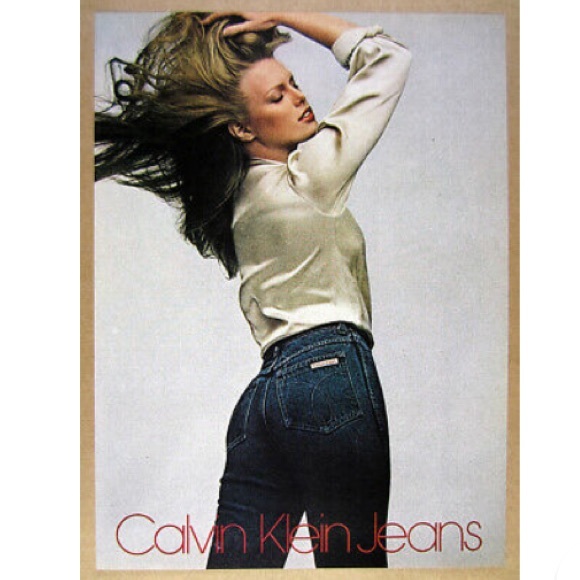 Calvin Klein Vintage 80s Classic Pocket Straight Leg Jeans Brooke Shields - Picture 2 of 14